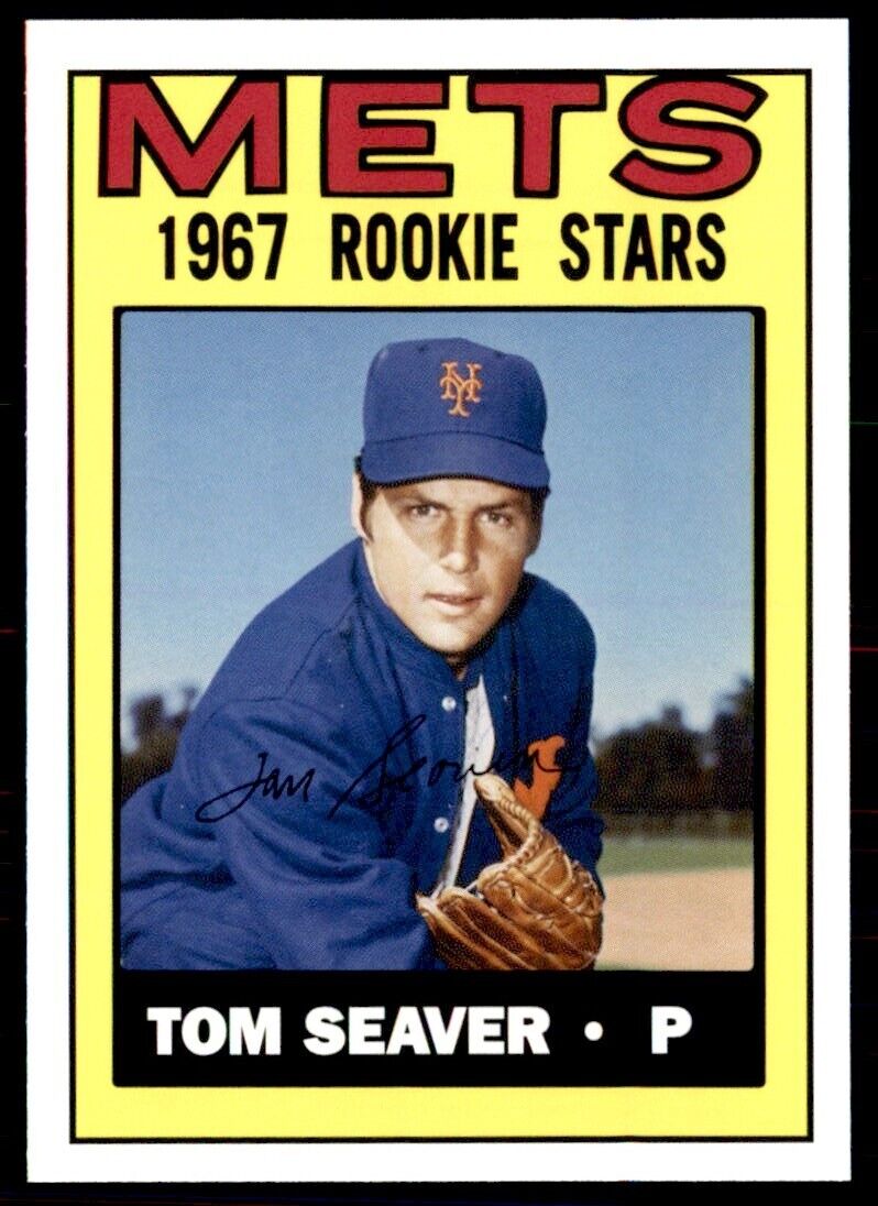 TOM SEAVER TOPPS 1967 ROOKIE CARD
