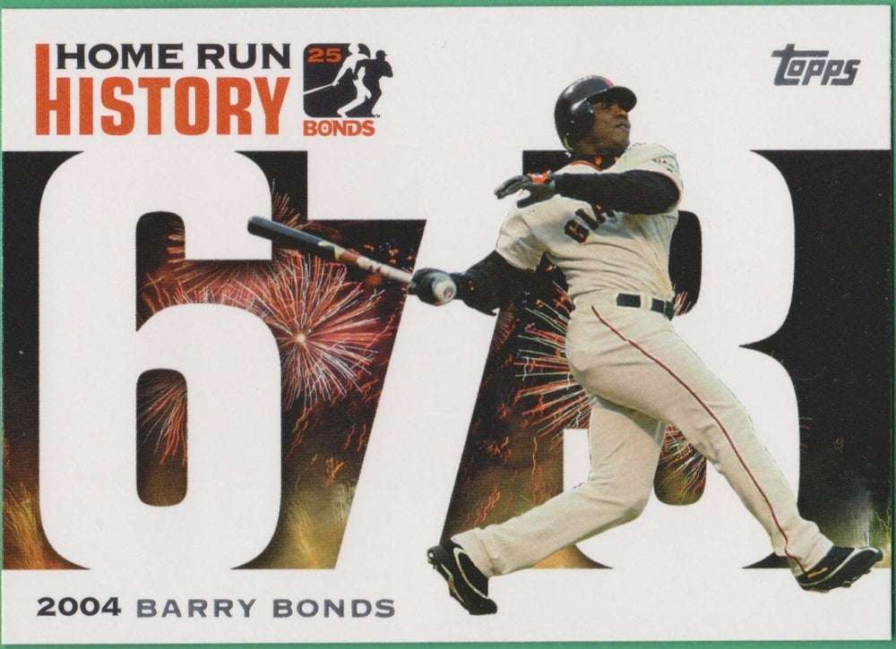 Barry Bonds 2006 Topps Home Run History Series Mint Card #BB-673