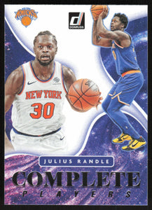 Julius Randle 2021 2022 Donruss Complete Players Series Mint Insert Card #16