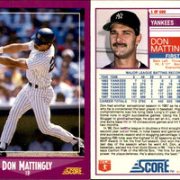 Don Mattingly 1988 Score Series Mint Card #1