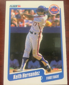 Keith Hernandez 1990 Fleer Series Card #205