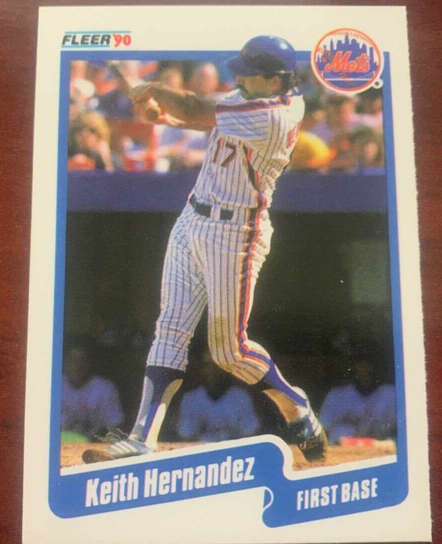 Keith Hernandez 1990 Fleer Series Card #205