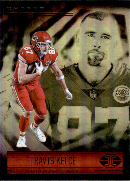 Travis Kelce 2021 Panini Donruss No Helmet Photo Variation Series Mint