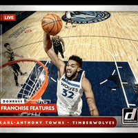 Karl-Anthony Towns  2021 2022 Panini Donruss Franchise Features Series Mint Card #16