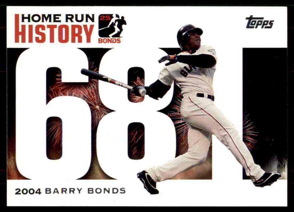 Barry Bonds 2006 Topps Home Run History Series Mint Card #BB-681