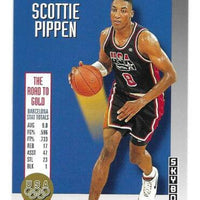 Scottie Pippen 1992 1993 Skybox USA Series Mint Card #USA5