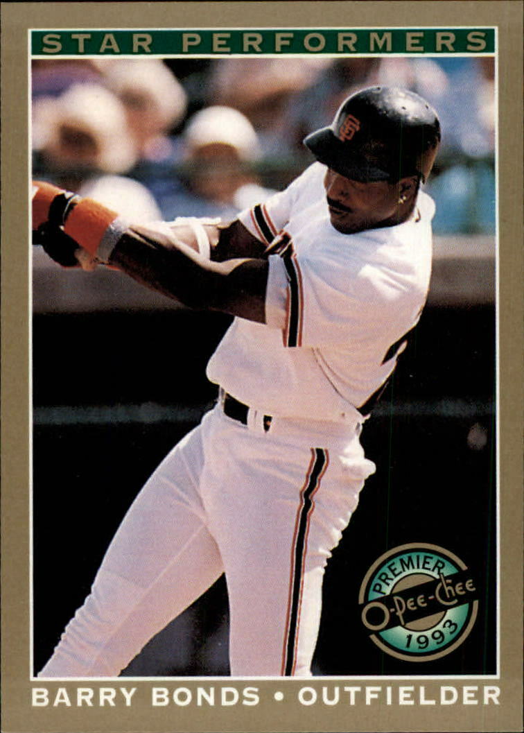 Barry Bonds 1993 O-Pee-Chee Premier Star Performers Series Mint Card #14