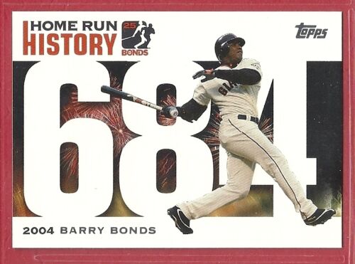 Barry Bonds 2006 Topps Home Run History Series Mint Card #BB-684