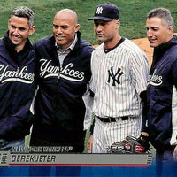 Derek Jeter 2014 Topps Stadium Club Series Mint Card #18 with Posada, Pettitte and Rivera