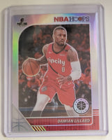 Damian Lillard 2019 2020 Hoops Premium Stock Silver Series Mint Card #157
