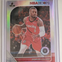 Damian Lillard 2019 2020 Hoops Premium Stock Silver Series Mint Card #157