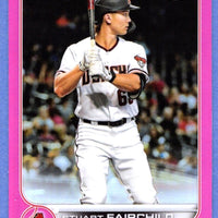 Stuart Fairchild 2022 Topps Chrome Pink Refractor Series Mint Rookie Card #156