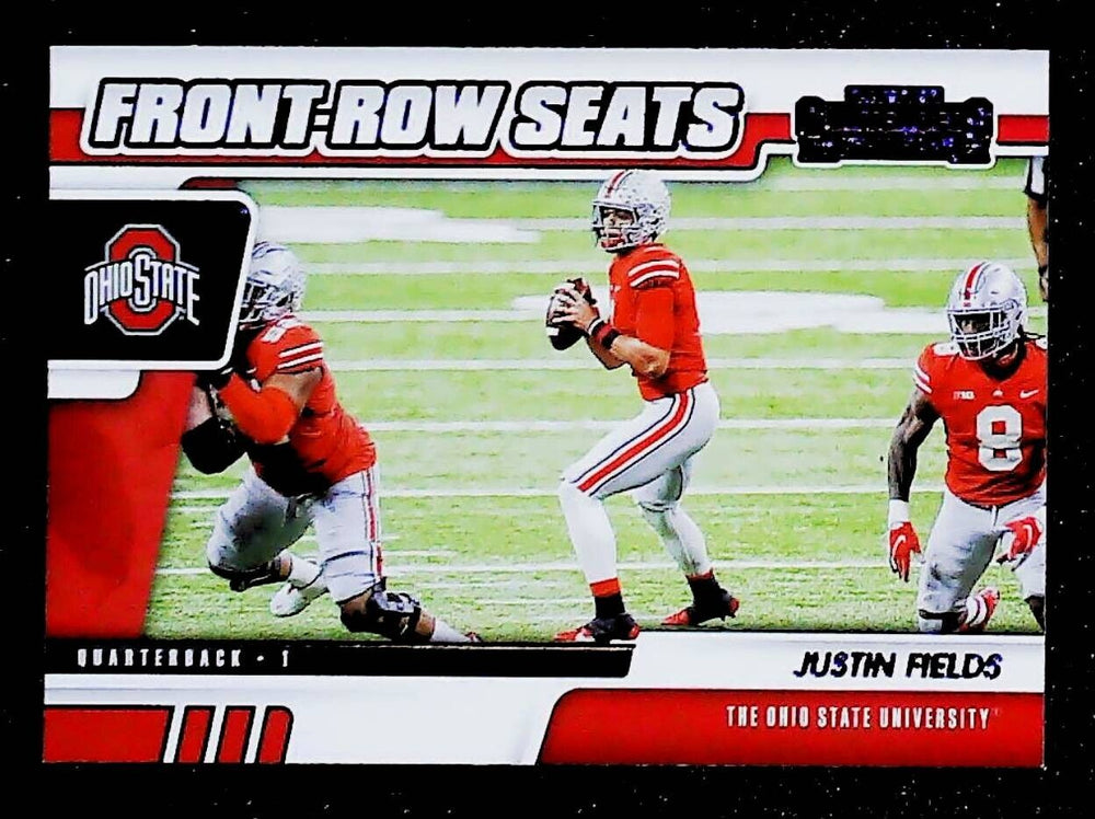 Justin Fields 2021 Panini Contenders Draft Picks Front Row Seats Series Mint ROOKIE Card #2