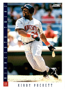 Kirby Puckett 1993 Score Series Mint Card #606