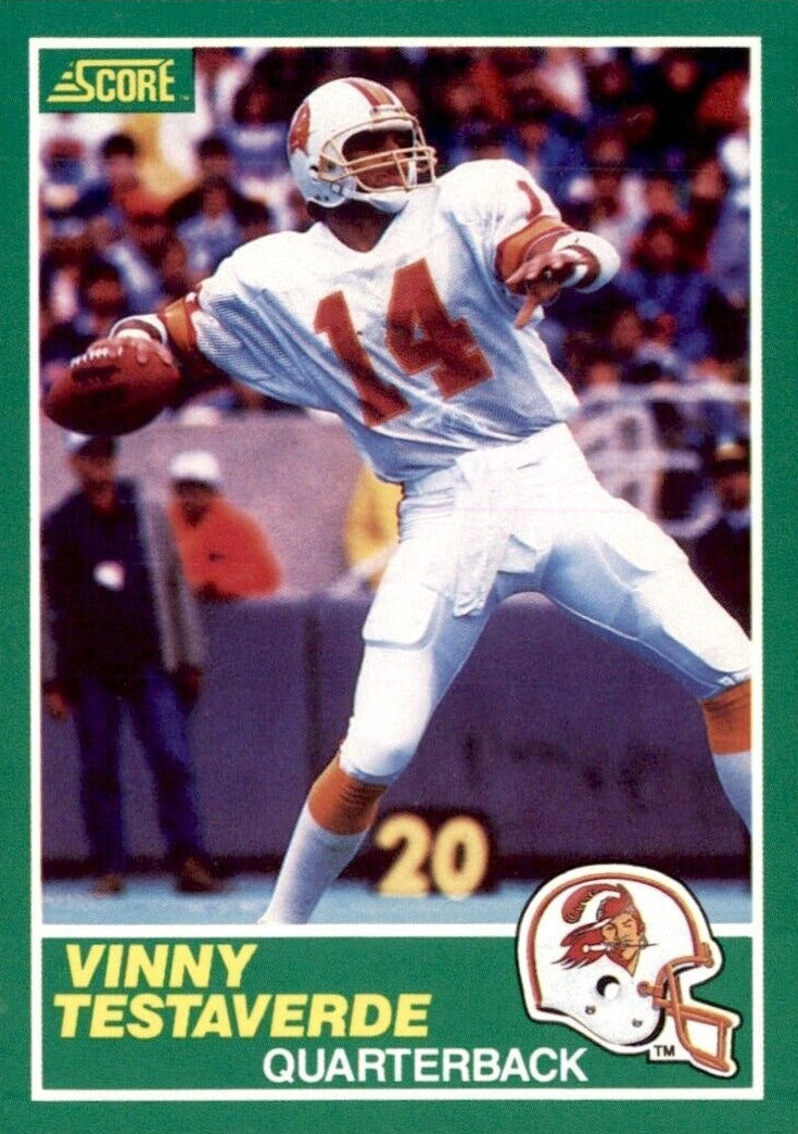 Vinny Testaverde 1989 Score Series Mint Card #224