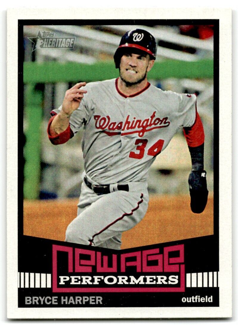 Bryce Harper 2015 Topps Heritage New Age Performers Series Mint Card #NAP-6