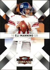 Eli Manning 2009 Donruss Threads Series Mint Card #66