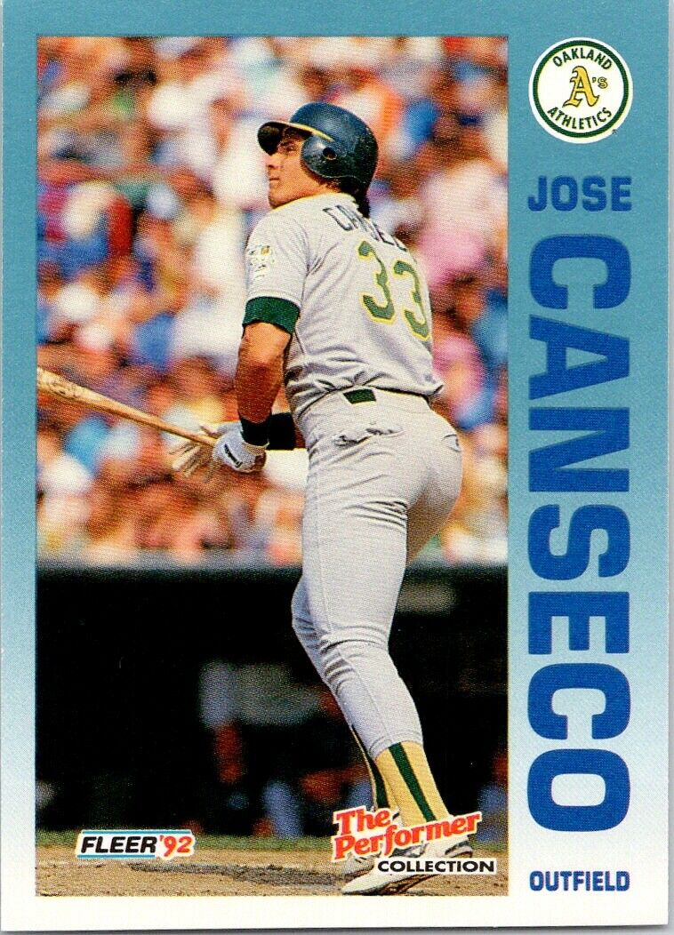 Jose Canseco Baseball Card Lot 