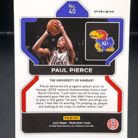 Paul Pierce 2022 2023 Panini Prizm Draft Picks Series Mint Card #40