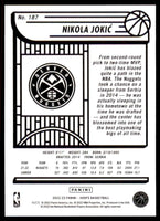 Nikola Jokic 2022 2023 Panini Hoops Series Mint Card #187
