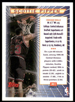 Scottie Pippen 1996 1997 Topps Mystery Finest Borderless Refractor Series Mint Card #M1

