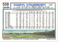 Darryl Strawberry 1992 O-Pee-Chee Series Mint Card #550
