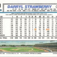 Darryl Strawberry 1992 O-Pee-Chee Series Mint Card #550