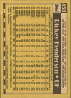 Rickey Henderson 1990 O-Pee-Chee Series Mint Card #450
