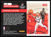 Damian Lillard 2021 2022 Panini Donruss Franchise Features Series Mint Card #14
