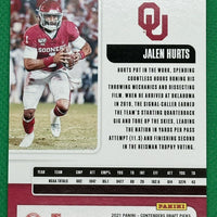 Jalen Hurts 2021 Panini Contenders Draft Picks Season Ticket Series Mint 2nd Year Card #26