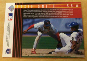 Ozzie Smith 1993 Upper Deck Diamond Gallery Heroes Hologram Series Mint Card #31