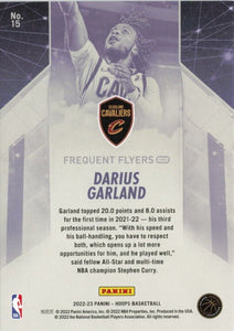 Darius Garland 2022 2023 Panini Hoops Frequent Flyers Series Mint Card #15
