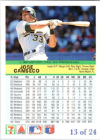 Jose Canseco 1992 Fleer Citgo The Performer Series Mint Card #13
