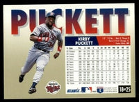 Kirby Puckett 1993 Fleer Atlantic Oil Series Mint Card #18
