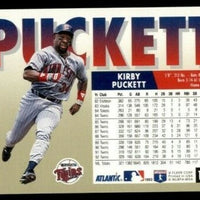 Kirby Puckett 1993 Fleer Atlantic Oil Series Mint Card #18