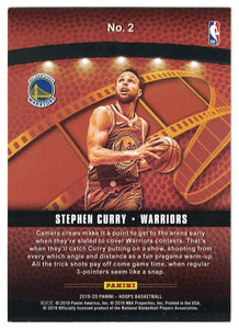 Stephen Curry 2019 2020 Hoops Premium Stock Lights Camera Action Series Mint Card #2