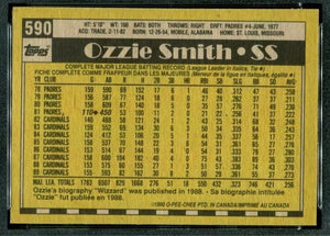 Ozzie Smith 1990 O-Pee-Chee Series Mint Card #590
