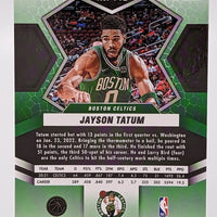 Jayson Tatum 2021 2022 Panini Mosaic Series Mint Card #112