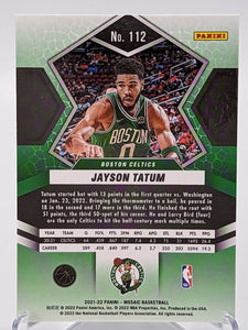 Jayson Tatum 2021 2022 Panini Mosaic Series Mint Card #112