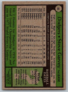 Steve Garvey 1979 Topps Series Mint Card #50