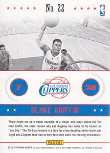 Blake Griffin 2013 2014 NBA Hoops Above the Rim Series Mint Card #22