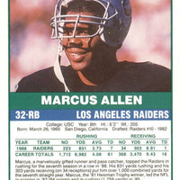 Marcus Allen 1989 Score Series Mint Card #234