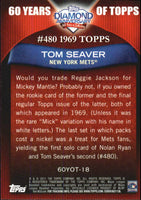 Tom Seaver 2011 Topps 60 Years of Topps Series Mint Card #60YOT-18
