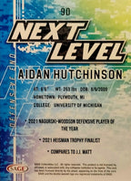 Aidan Hutchinson 2022 Sage Next Level Series Mint Rookie Card #90
