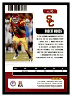 Robert Woods 2021 Panini Contenders Draft Picks Game Ticket Series Mint Card #93
