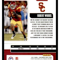 Robert Woods 2021 Panini Contenders Draft Picks Game Ticket Series Mint Card #93