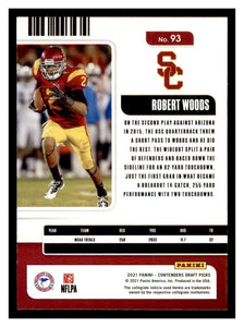 Robert Woods 2021 Panini Contenders Draft Picks Game Ticket Series Mint Card #93