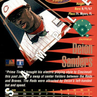 Deion Sanders 1994 Sportflics Rookie Traded Sample Series Mint Card #25