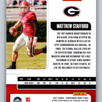 Matthew Stafford 2021 Panini Contenders Draft Season Ticket Series Mint Card #9