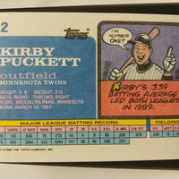 Kirby Puckett 1990 Topps Big Series Oversized Mint Card #2